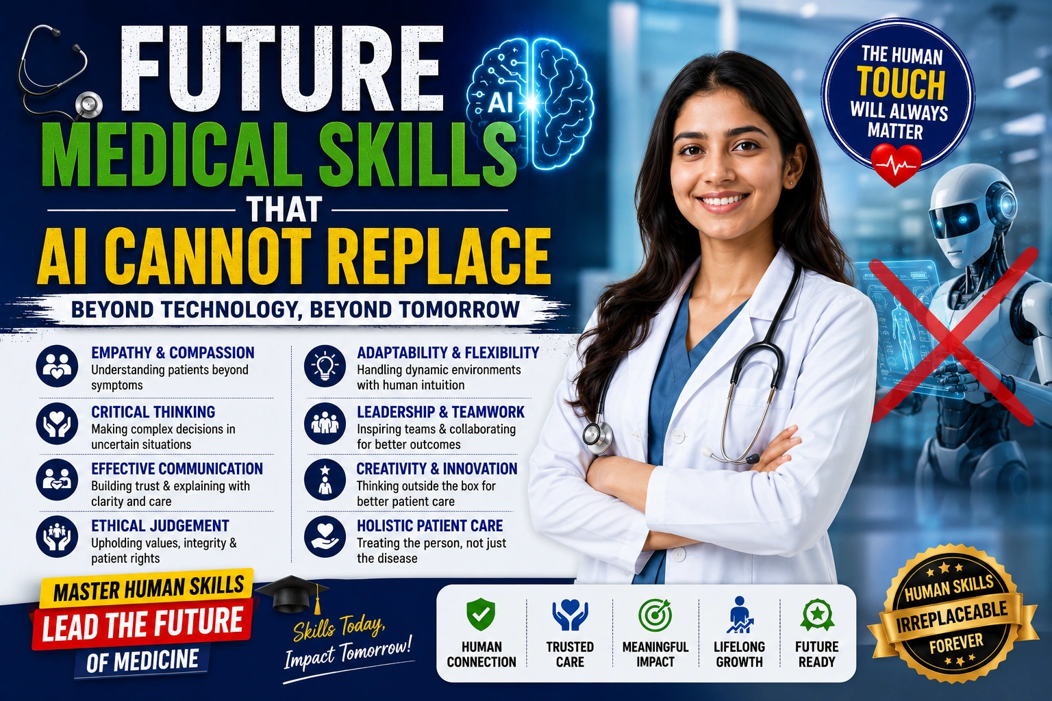 Future Medical Skills That AI Cannot Replace